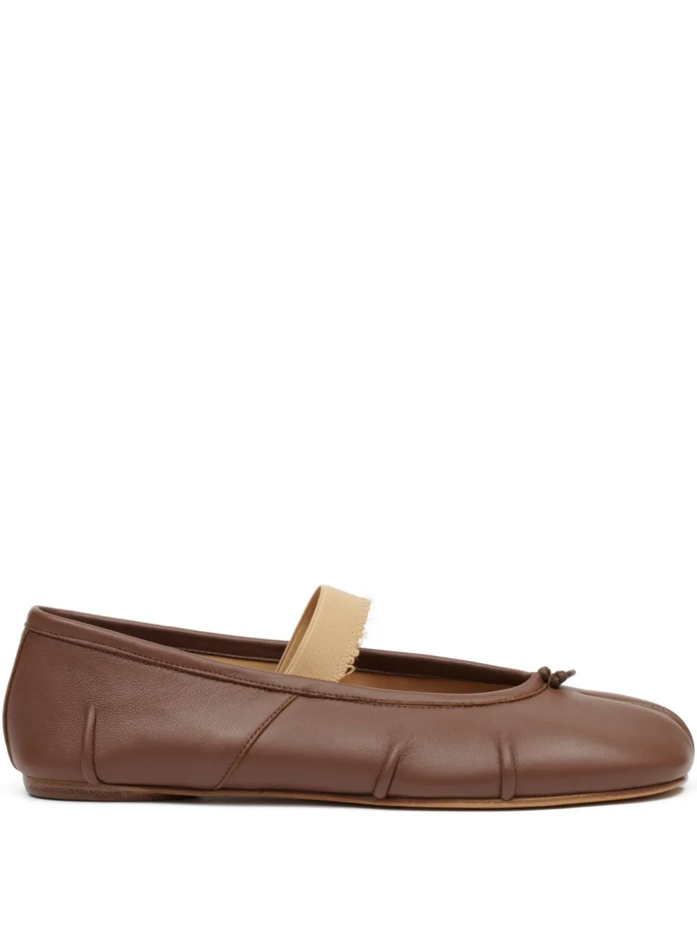 Maison Margiela Tabi ballet flats Brown