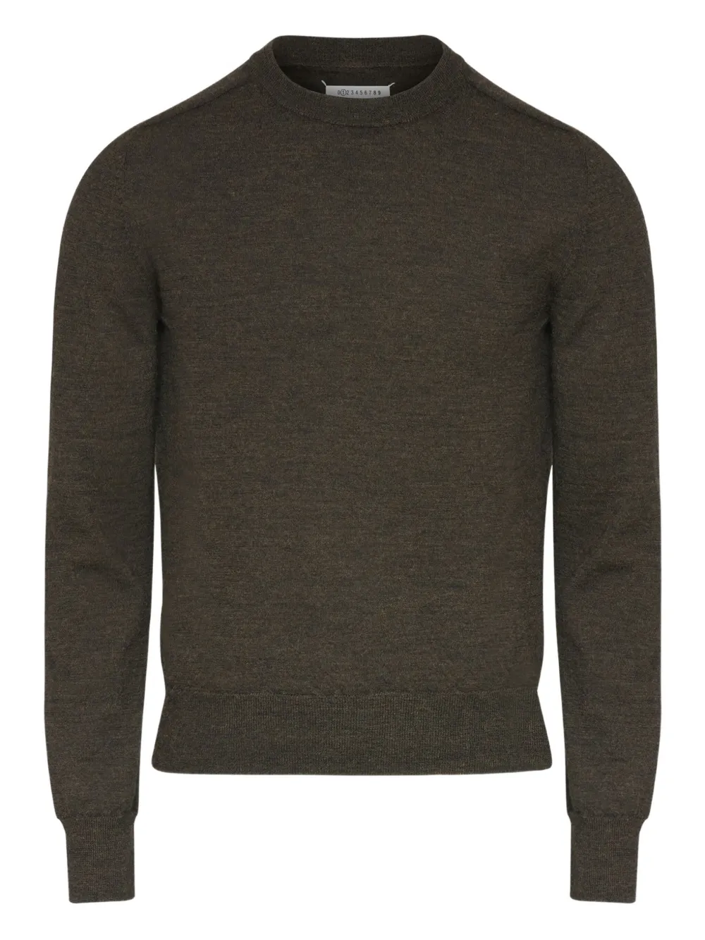 Maison Margiela Sweater met elleboogpatch Bruin