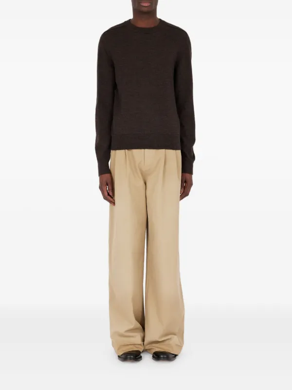 Maison Margiela エルボーパッチ セーター | ブラウン | FARFETCH JP