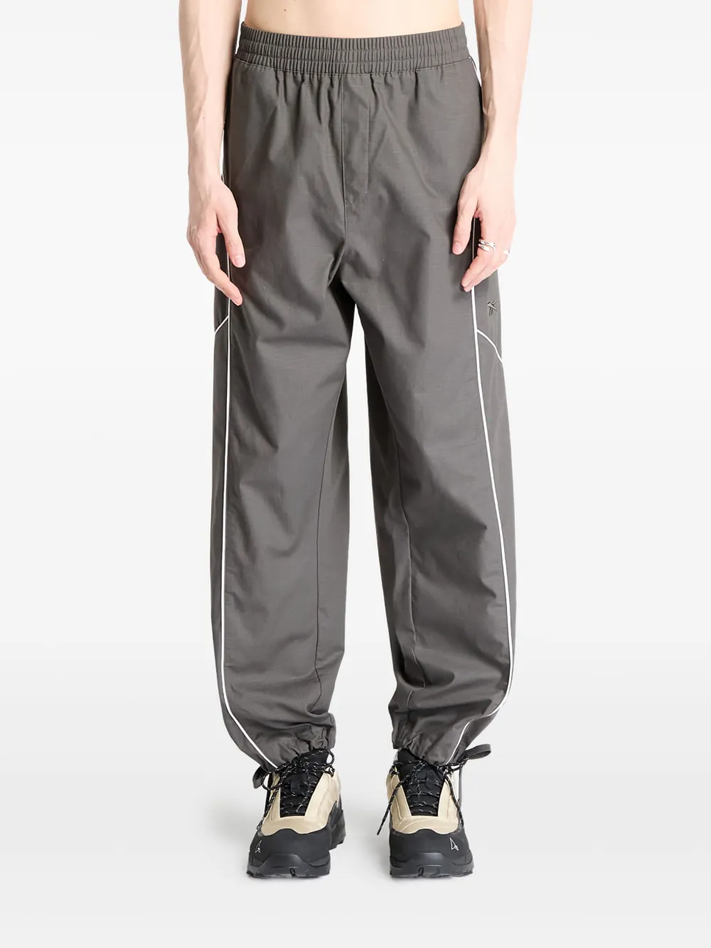 Reebok contrast-trim track pants | Grey | Image 1