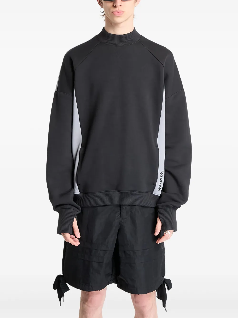 Reebok sudadera con cuello redondo | negro | Image 1