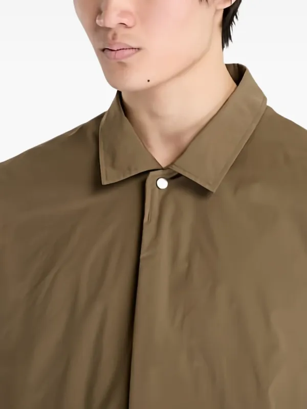 Post Archive Faction 8.0 Coach Jacket | Brown | FARFETCH KW