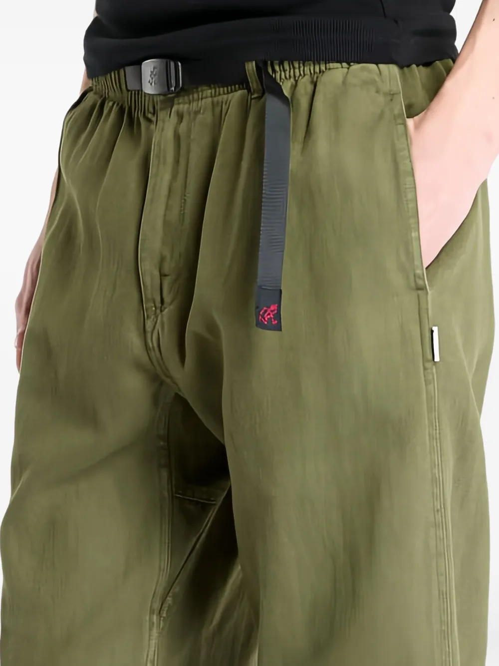 Gramicci Broek met wijde pijpen Groen