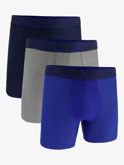 Under Armour pack de tres bóxeres con logo en la pretina