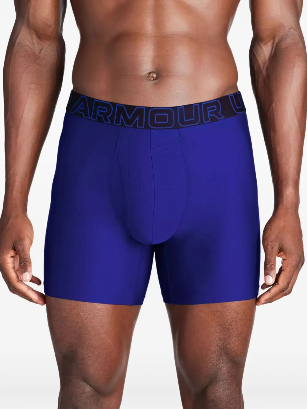 Under Armour Drie boxershorts met logoband Blauw