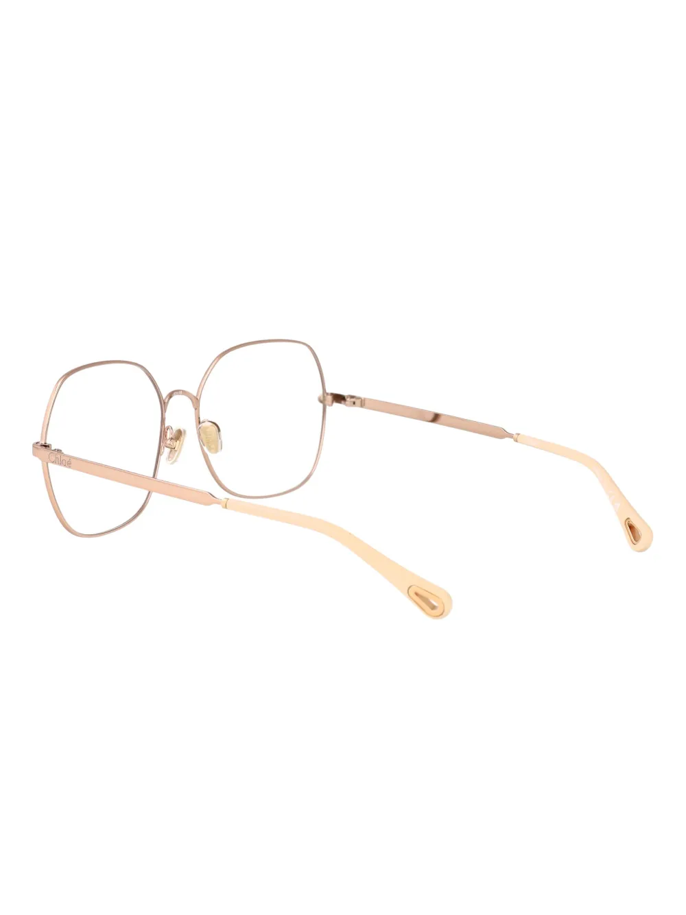 Chloé Eyewear Bril met vierkant montuur Goud