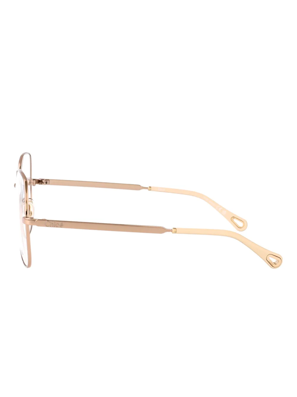 Chloé Eyewear Bril met vierkant montuur Goud