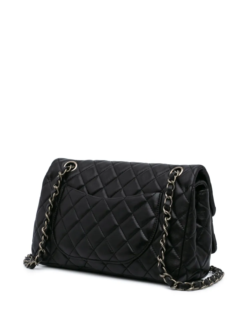 CHANEL Pre-Owned 2009-2010 CC Quilted Lambskin Double Flap shoulder bag | Pre-Owned | Image 2