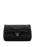 CHANEL Pre-Owned 2009-2010 CC Quilted Lambskin Double Flap shoulder bag - Black