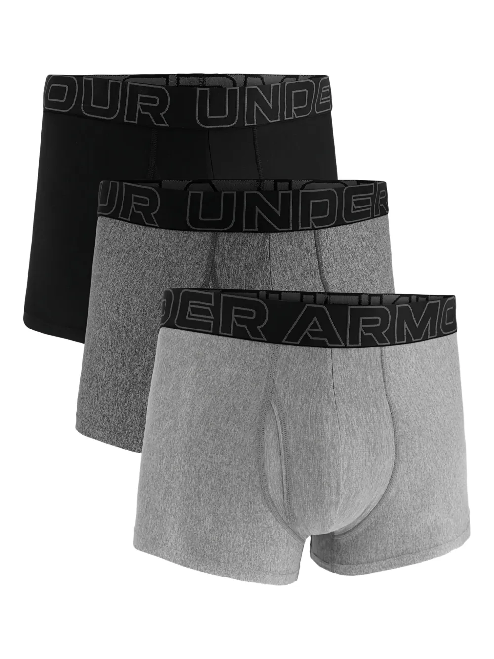 Under Armour logo-print boxers (pack of three) | Grey | Image 1