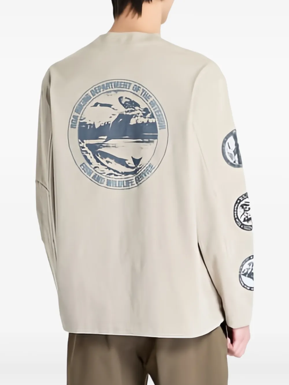 ROA Division T-shirt Beige