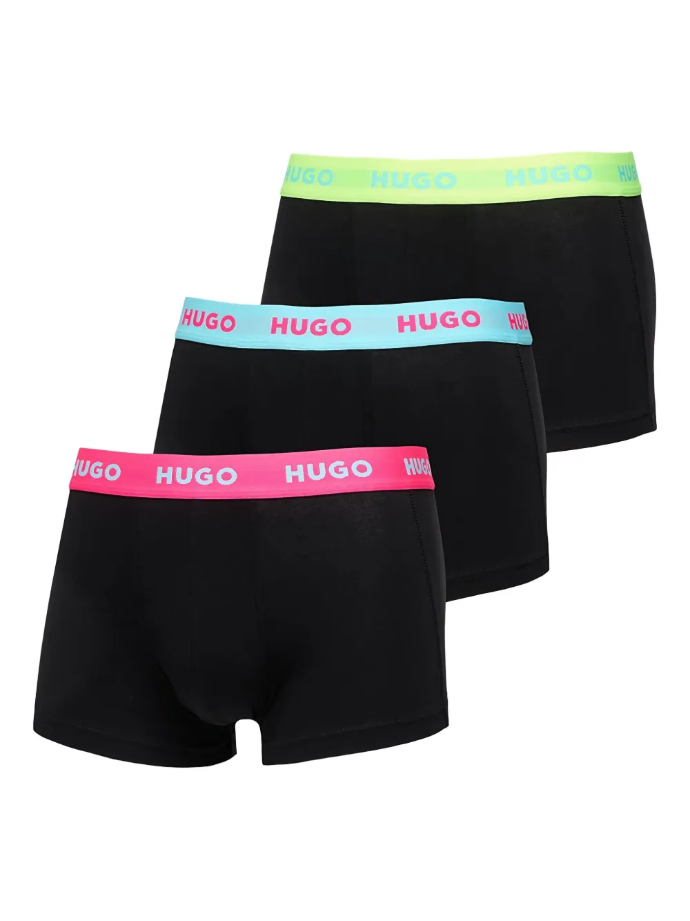 HUGO Set 3 boxer con banda logo | nero | Image 1