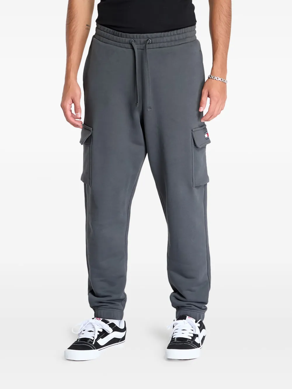 logo cargo track pants