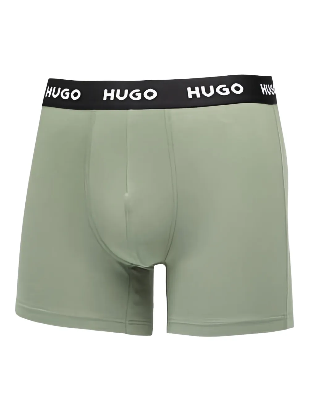 HUGO Drie slips met logoband Groen
