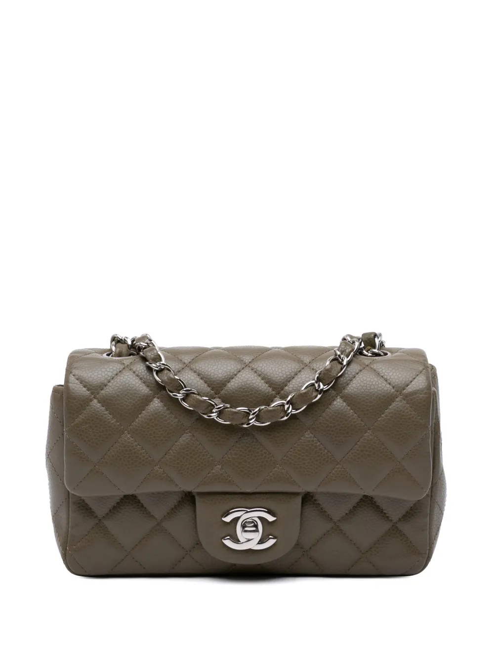 CHANEL Pre-Owned mini sac à bandoulière Rectangular Single Flap (2012-2013) | marron | Image 1
