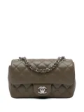 CHANEL Pre-Owned 2012-2013 Mini Rectangular Classic Caviar Single Flap crossbody bag - Brown