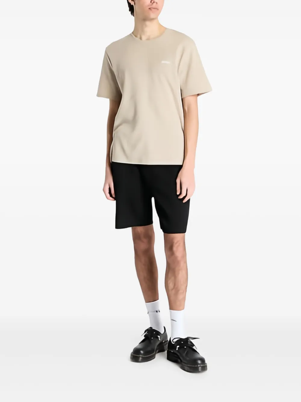 HUGO Shorts met geborduurd logo - Zwart