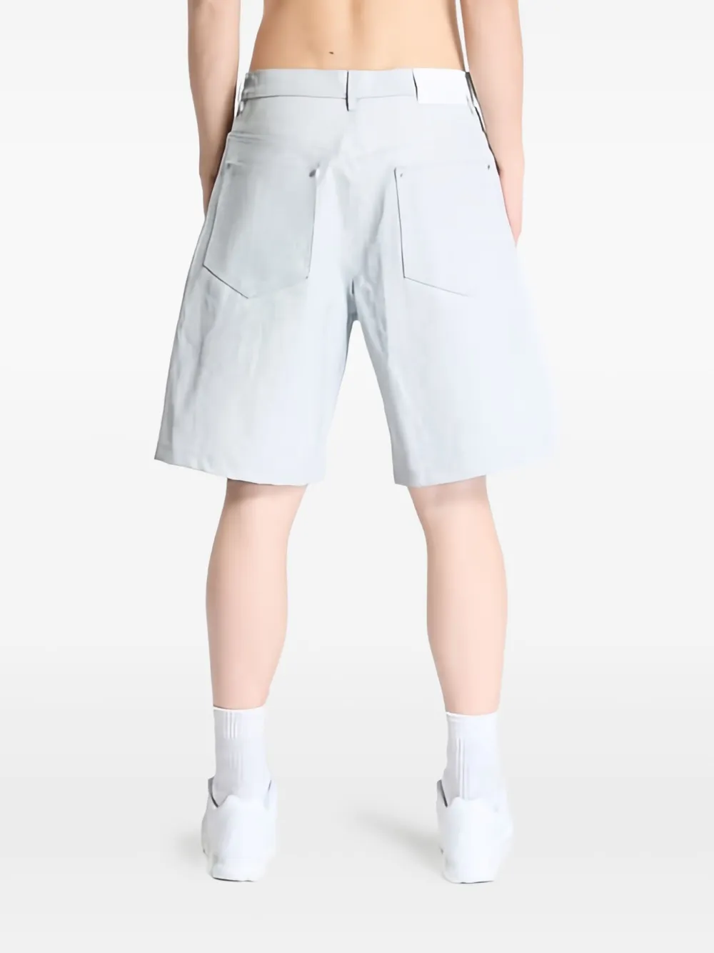 Pleasures Whiteout Baggy shorts - Wit