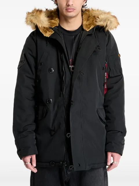 Alpha Industries Explorer fur-trimmed parka jacket