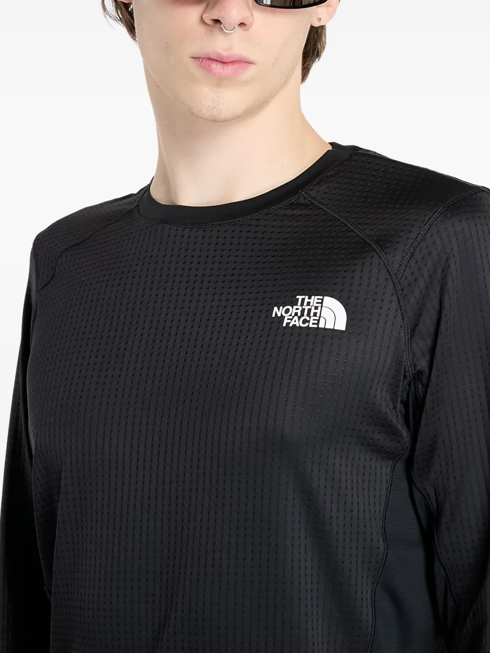 The North Face Long-sleeved T-shirt In Black