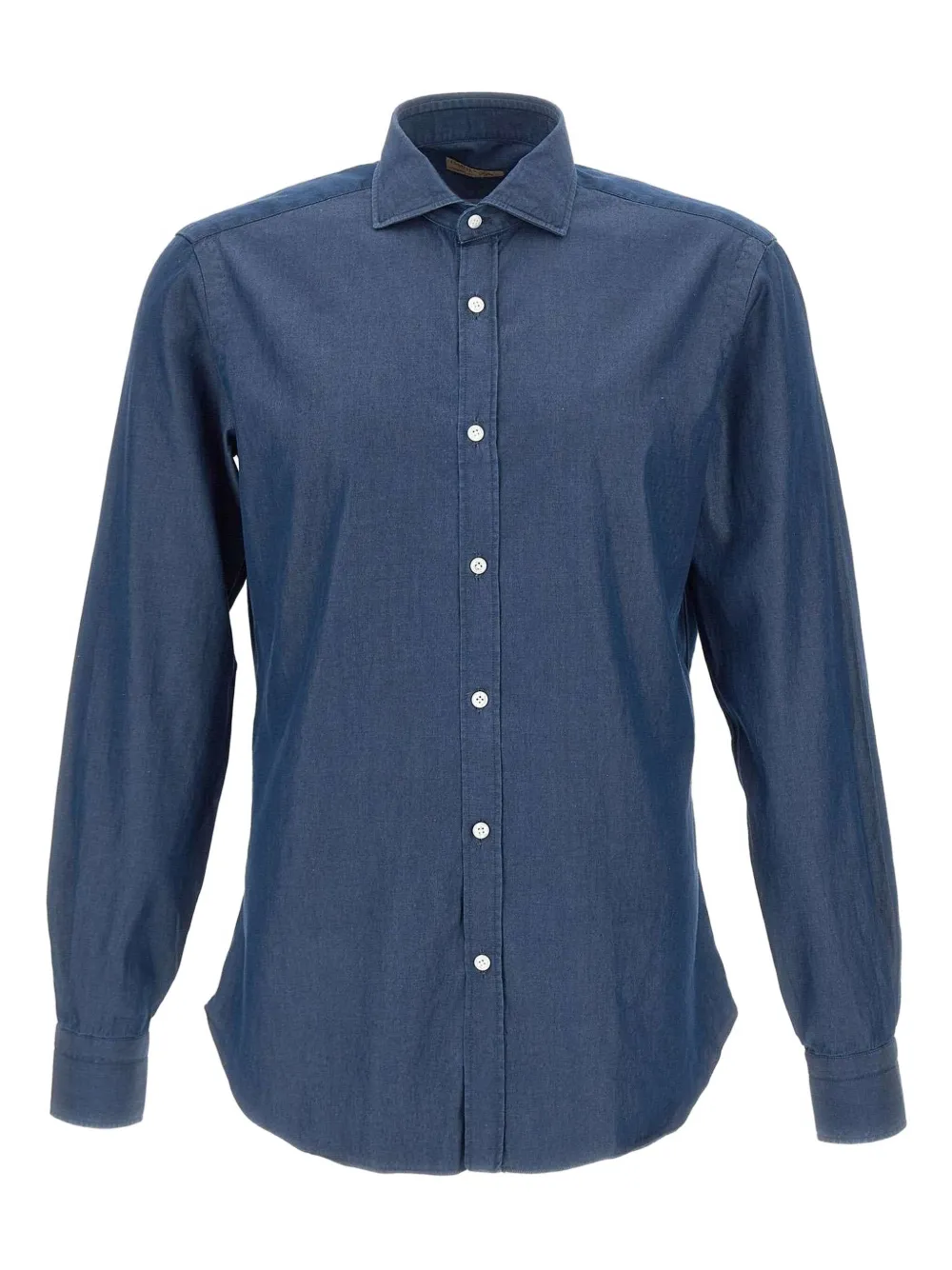 Barba Katoenen overhemd Blauw