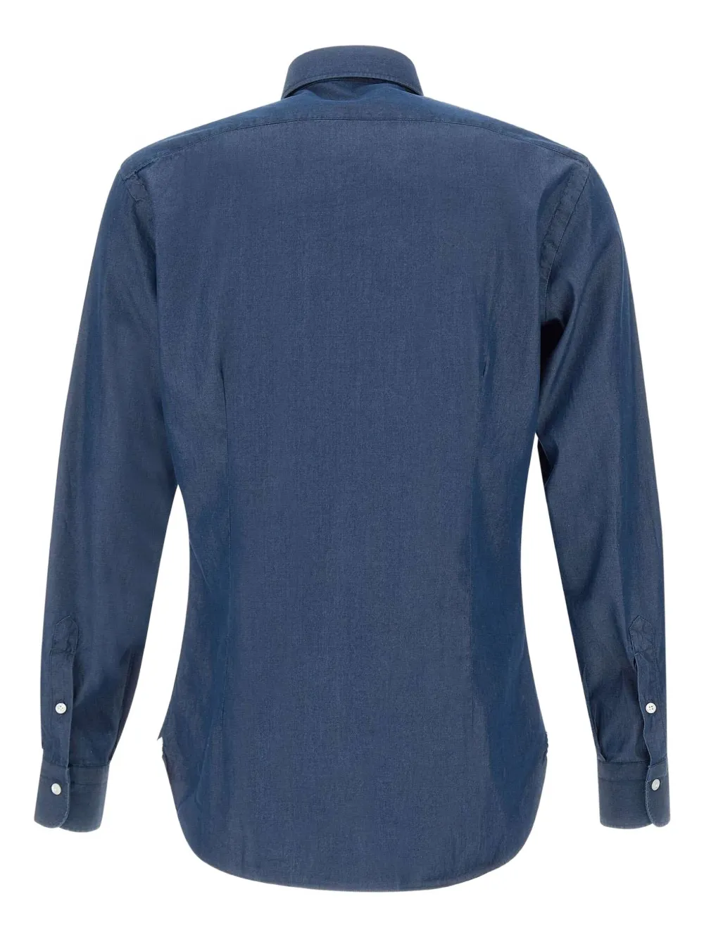 Barba Katoenen overhemd Blauw