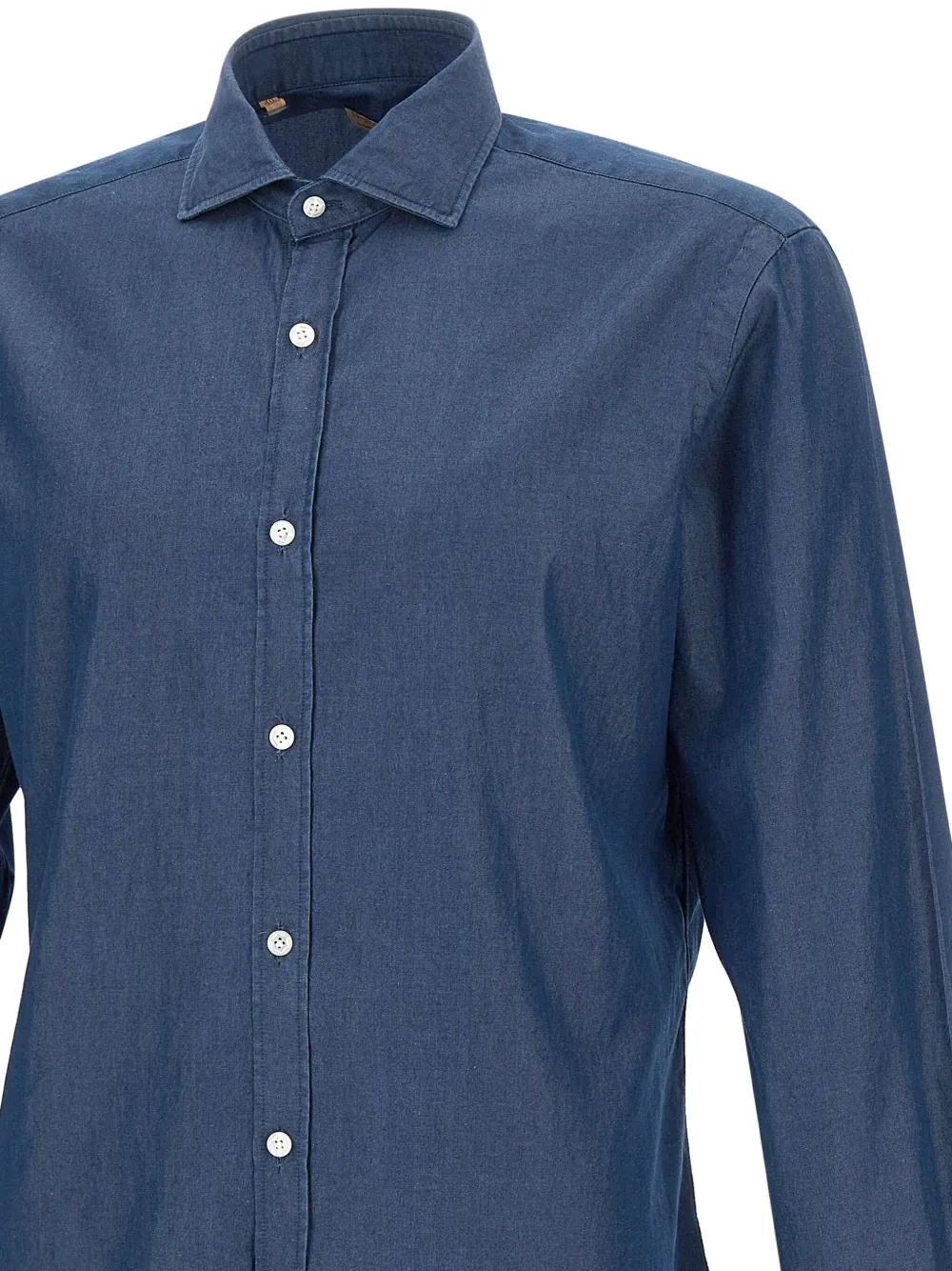 Barba Katoenen overhemd Blauw