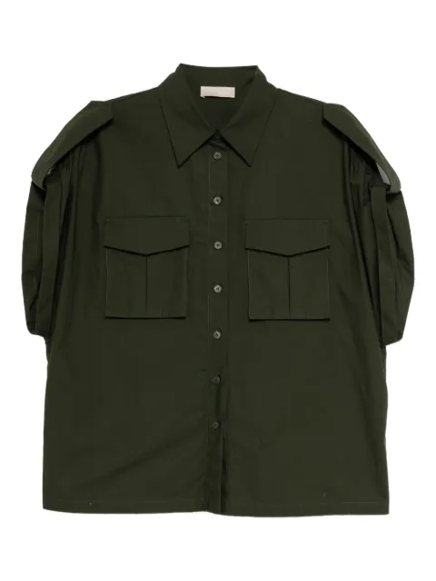 Elie Saab camisa de popelina con botones