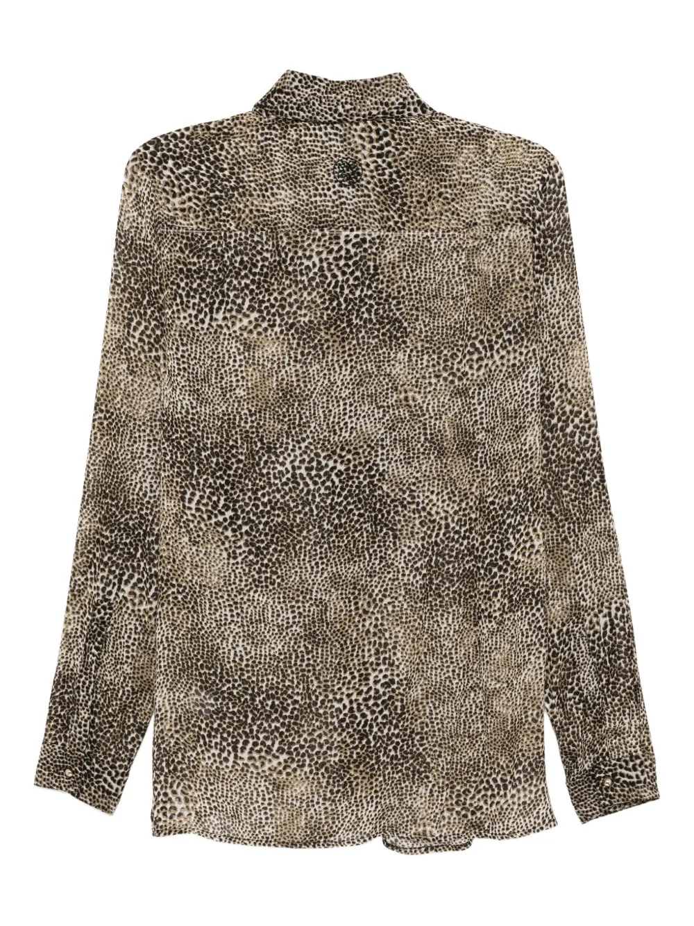 Elie Saab animalier-print shirt Bruin