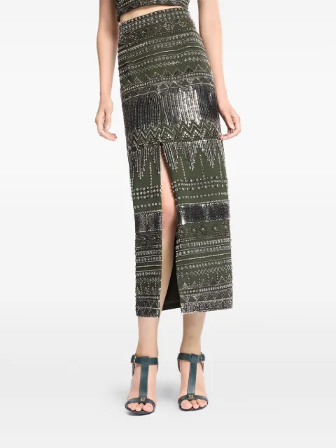 Elie Saab تنورة ميدي بخرز