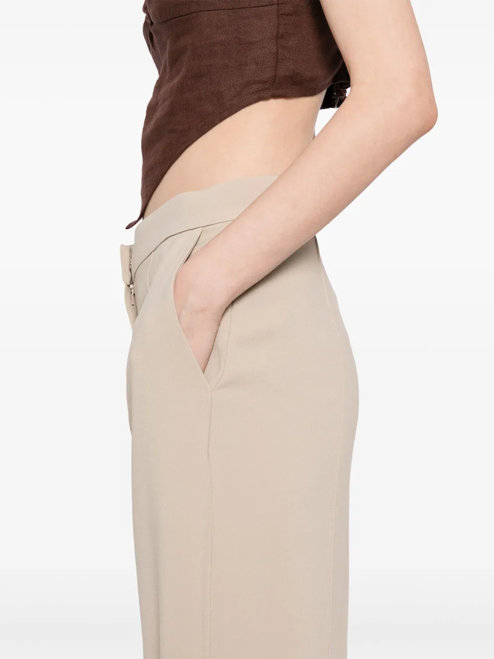 Elie Saab flared trousers Grijs