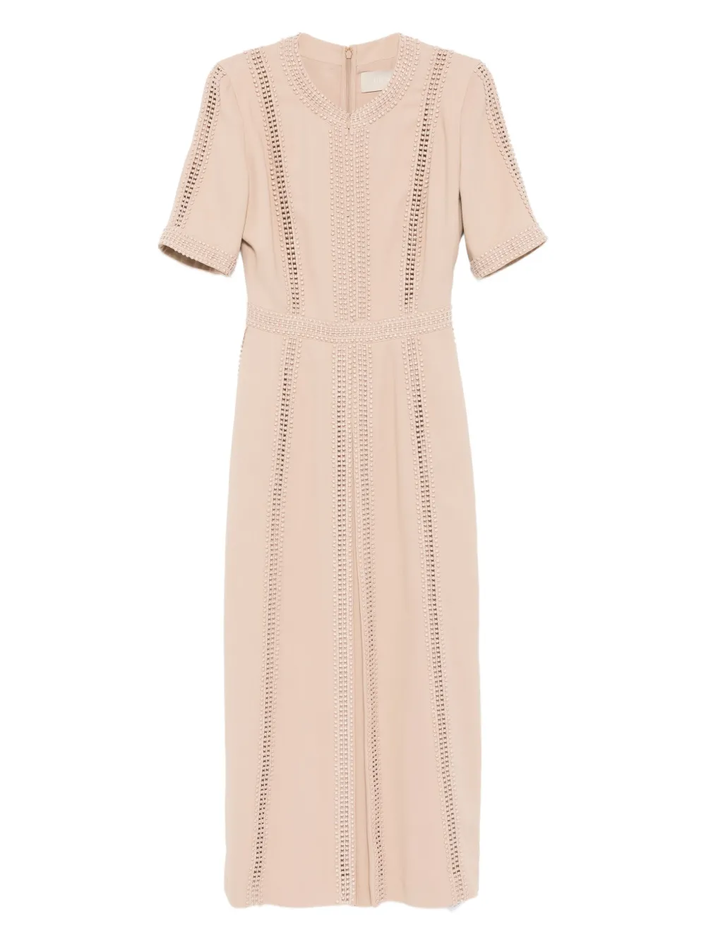 Elie Saab embellished-trim dress Bruin