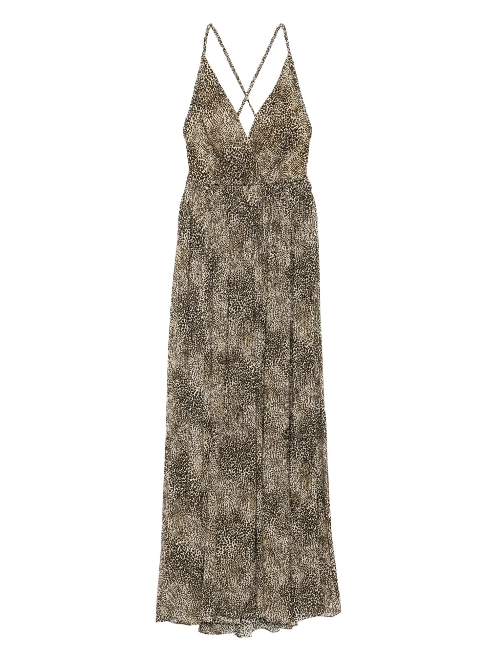 Elie Saab Jurk met dierenprint Bruin
