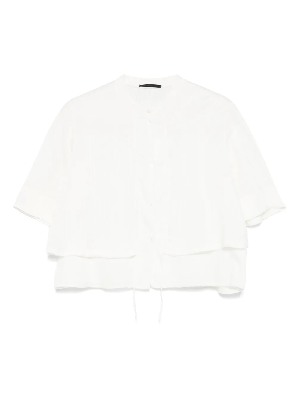 Transit drawstring shirt Beige