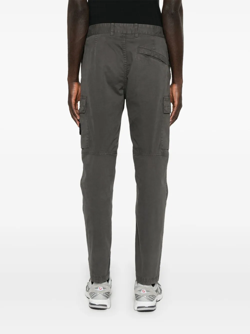 Stone Island Broek met Compass-logopatch Grijs