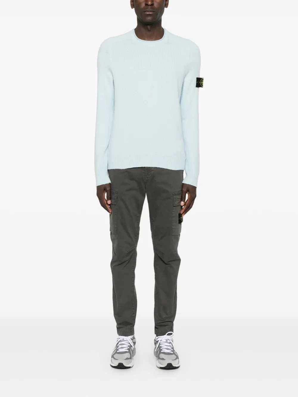 Stone Island Compass-badge trousers - Grijs