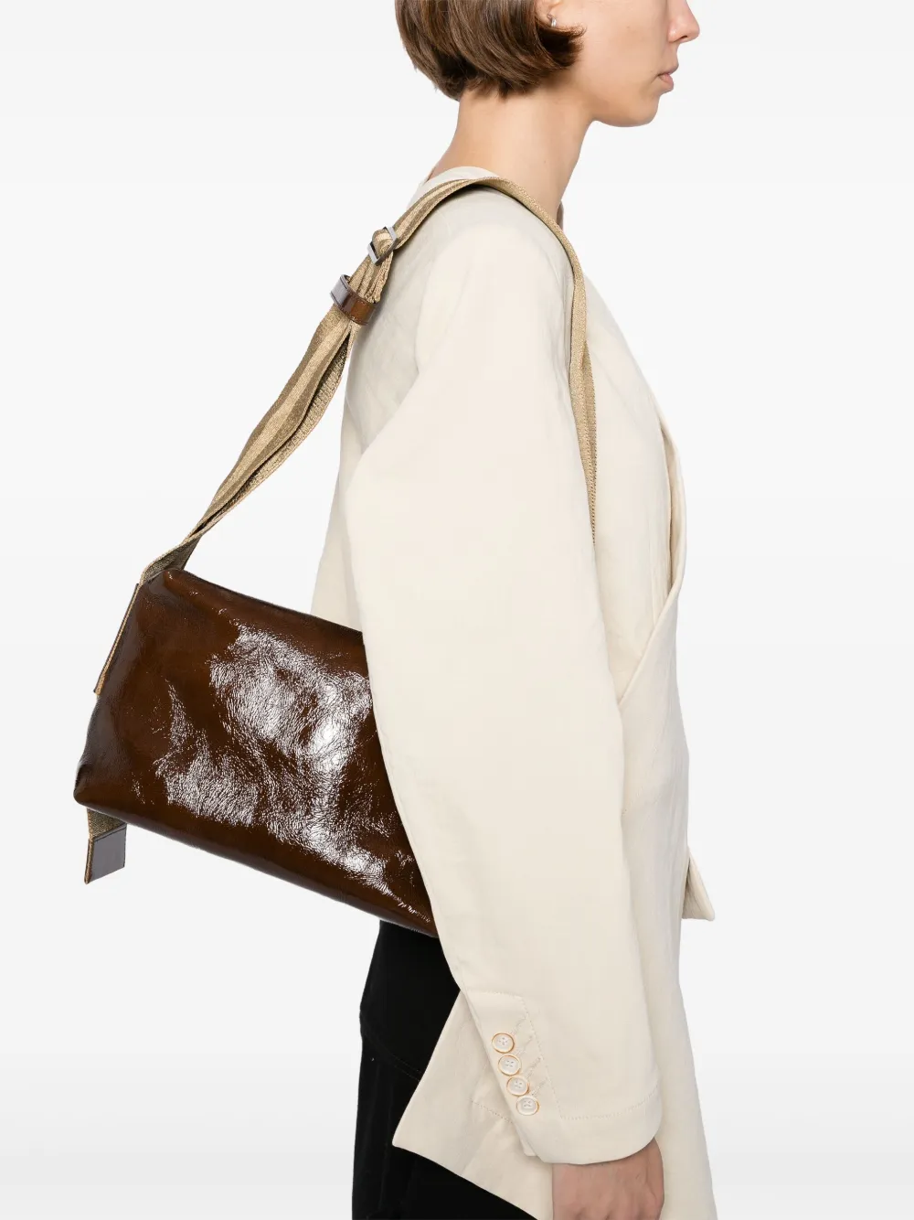 Uma Wang medium shoulder bag - Bruin