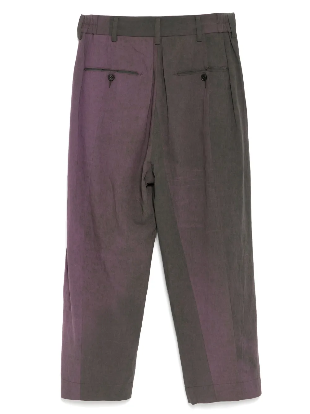 Ziggy Chen Collaged broek met wijde pijpen | Regular & straight broeken | Image 2