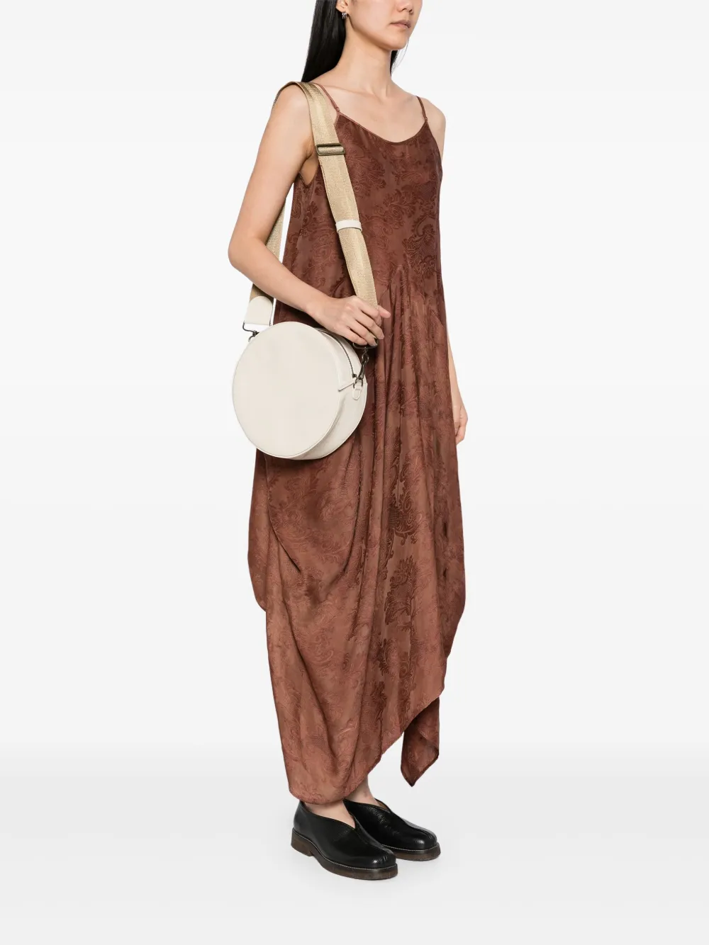 Uma Wang Medium ronde tas - Wit