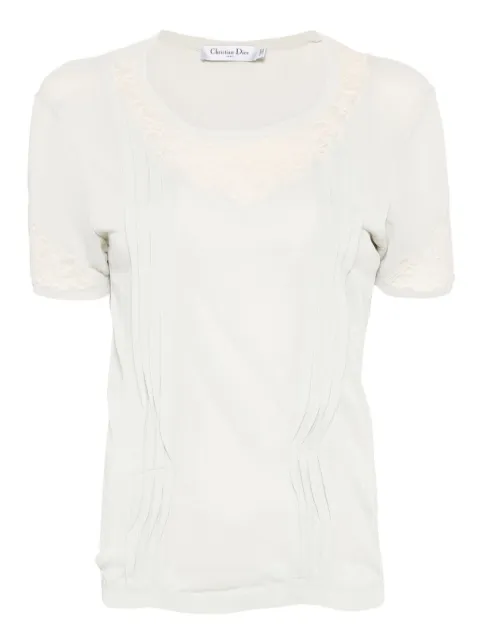 Christian Dior Pre-Owned 2010's lace-detail top
