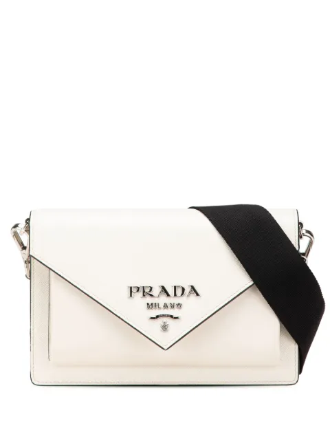 Prada Pre-Owned 2013-2024 Mini Saffiano Envelope crossbody bag