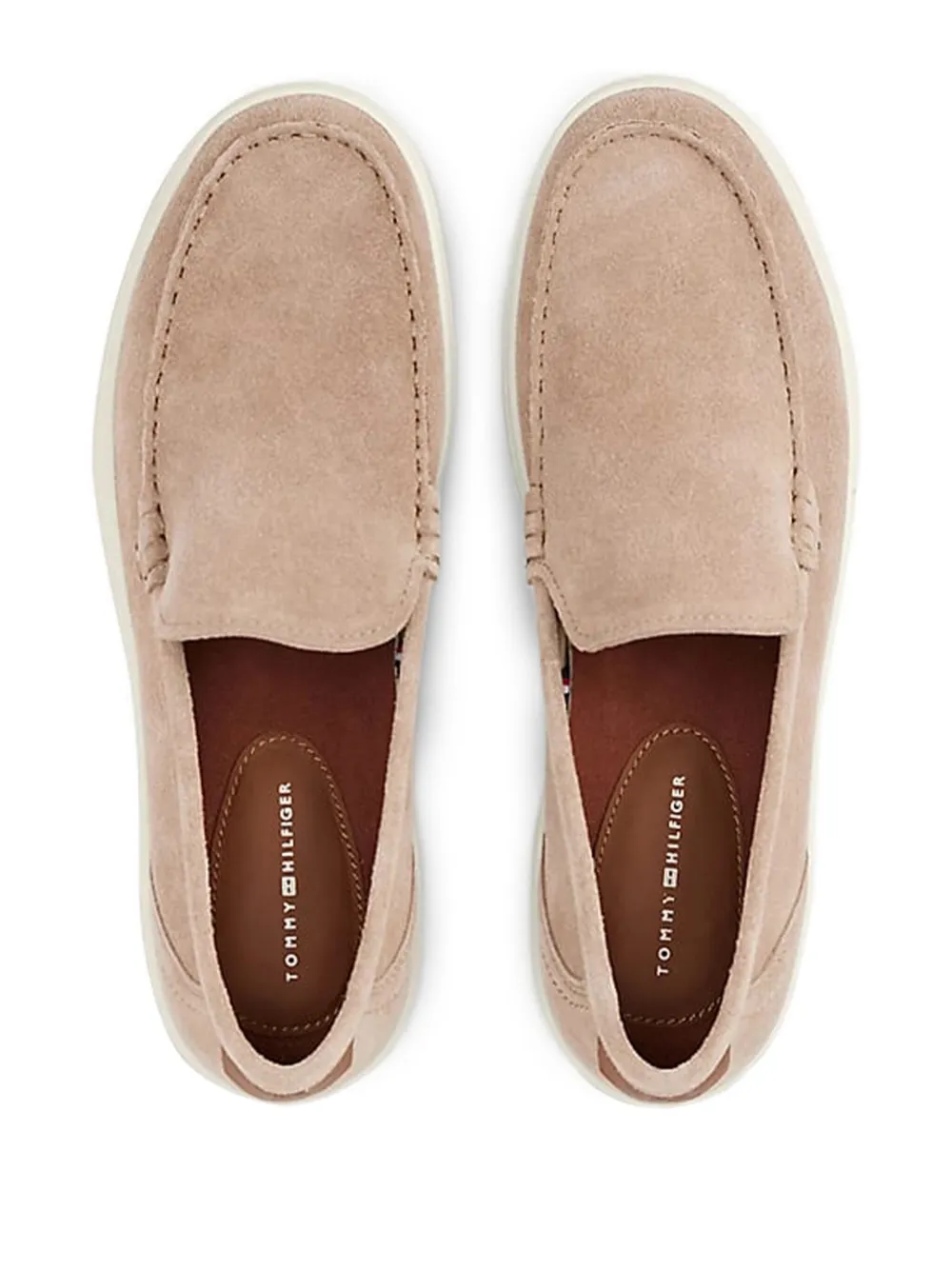 Tommy Hilfiger suede loafers Neutrals