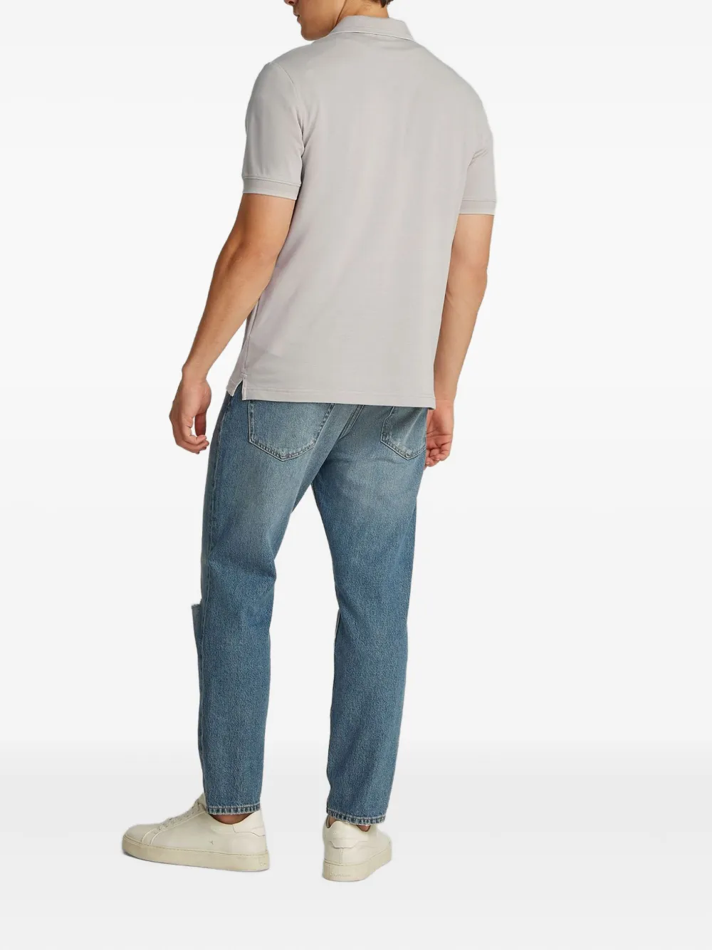Calvin Klein Poloshirt met korte mouwen Beige