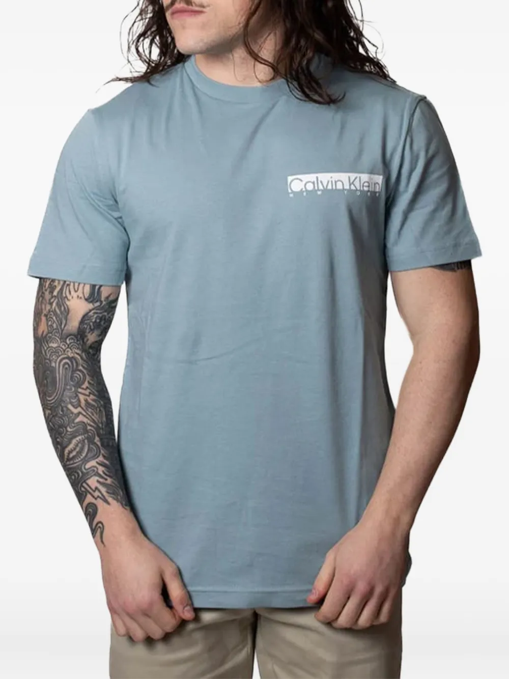 logo-print T-shirt