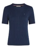 Tommy Hilfiger cable-knit sweater - Blue