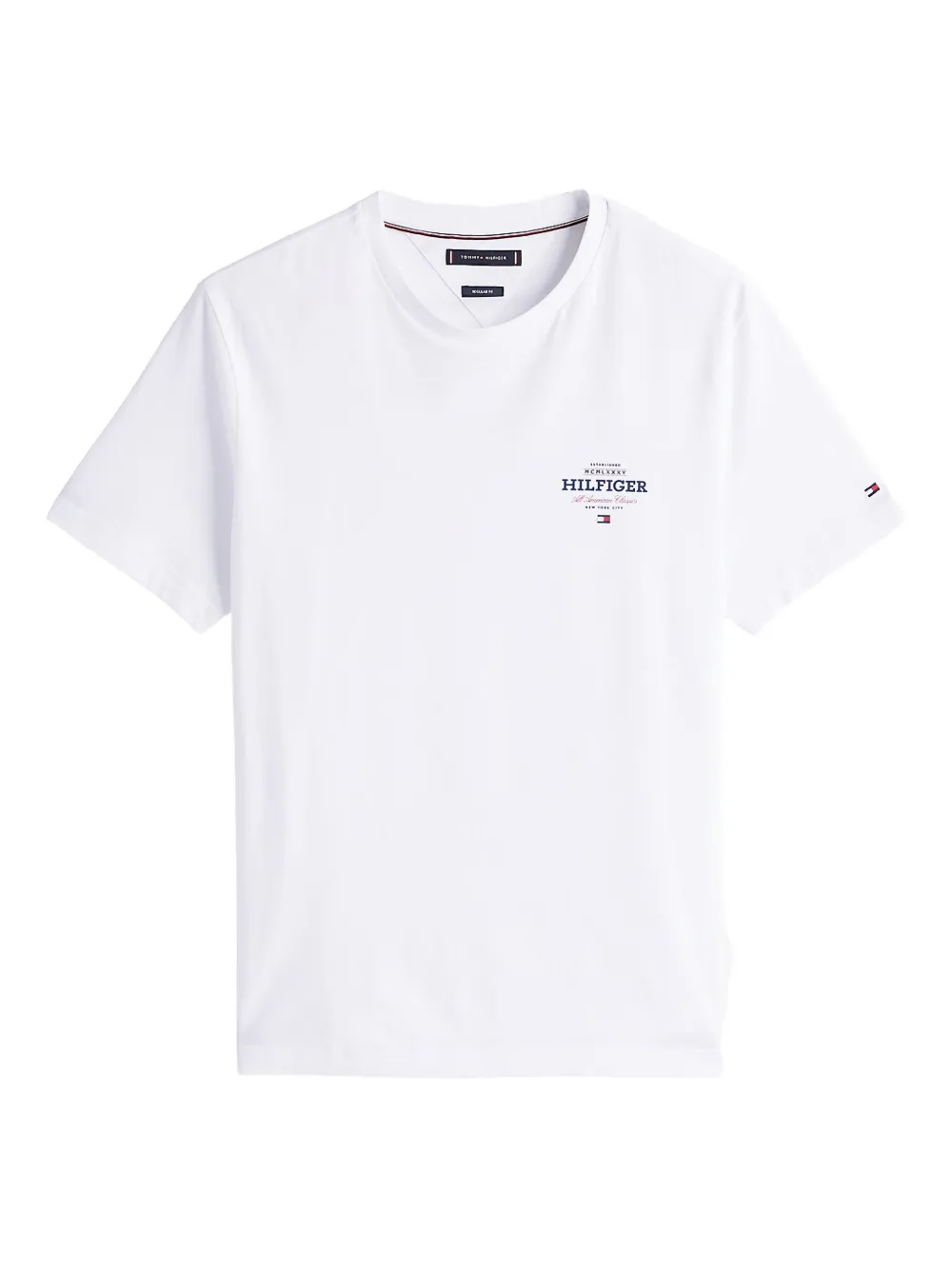 logo-embroidered T-shirt