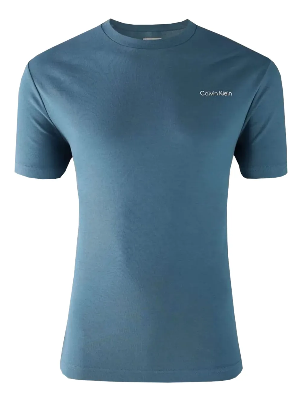 Calvin Klein playera de algodón con diseño entrelazado | azul | Image 1