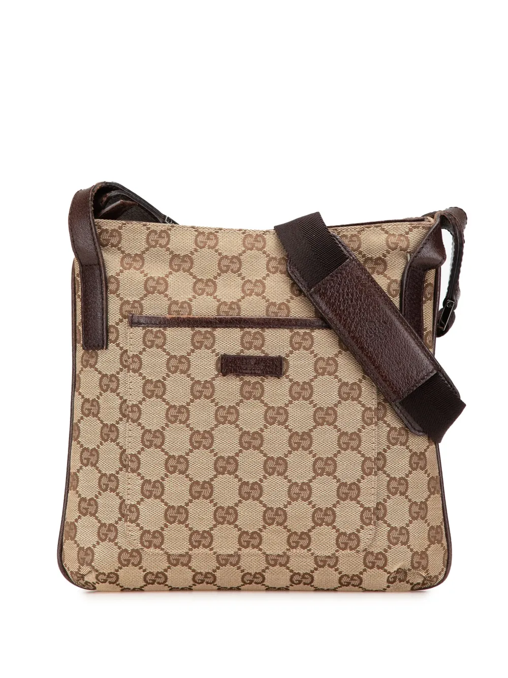 Gucci Pre-Owned 2000-2015 GGキャンバス ショルダーバッグ - ブラウン Gucci Pre-Owned 2000-2015 GGキャンバス ショルダーバッグ - ブラウン