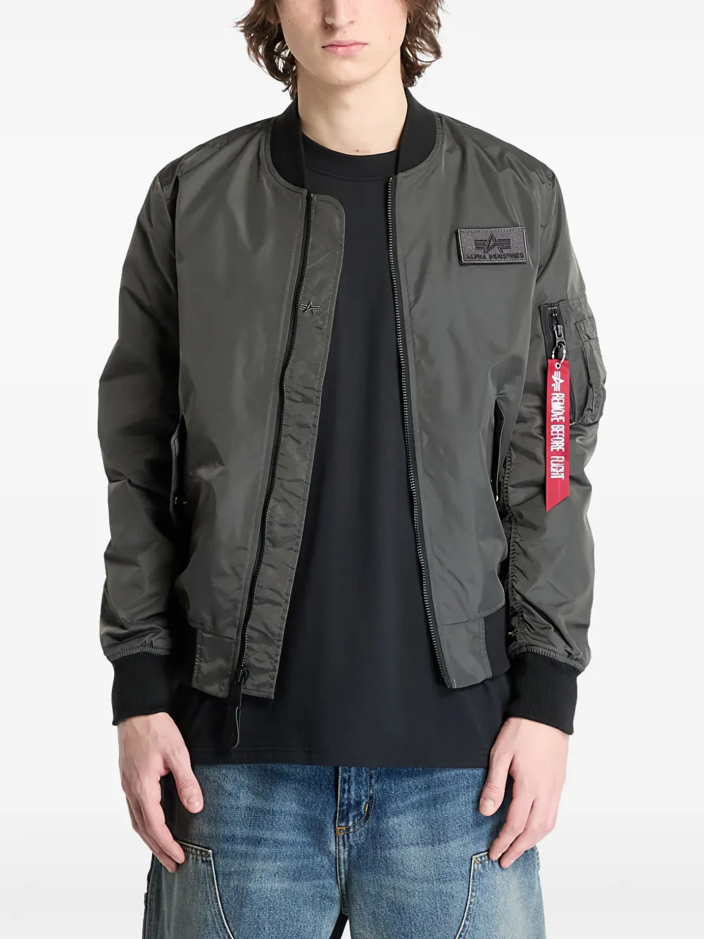 Alpha Industries Zip-up Bomber Jacket