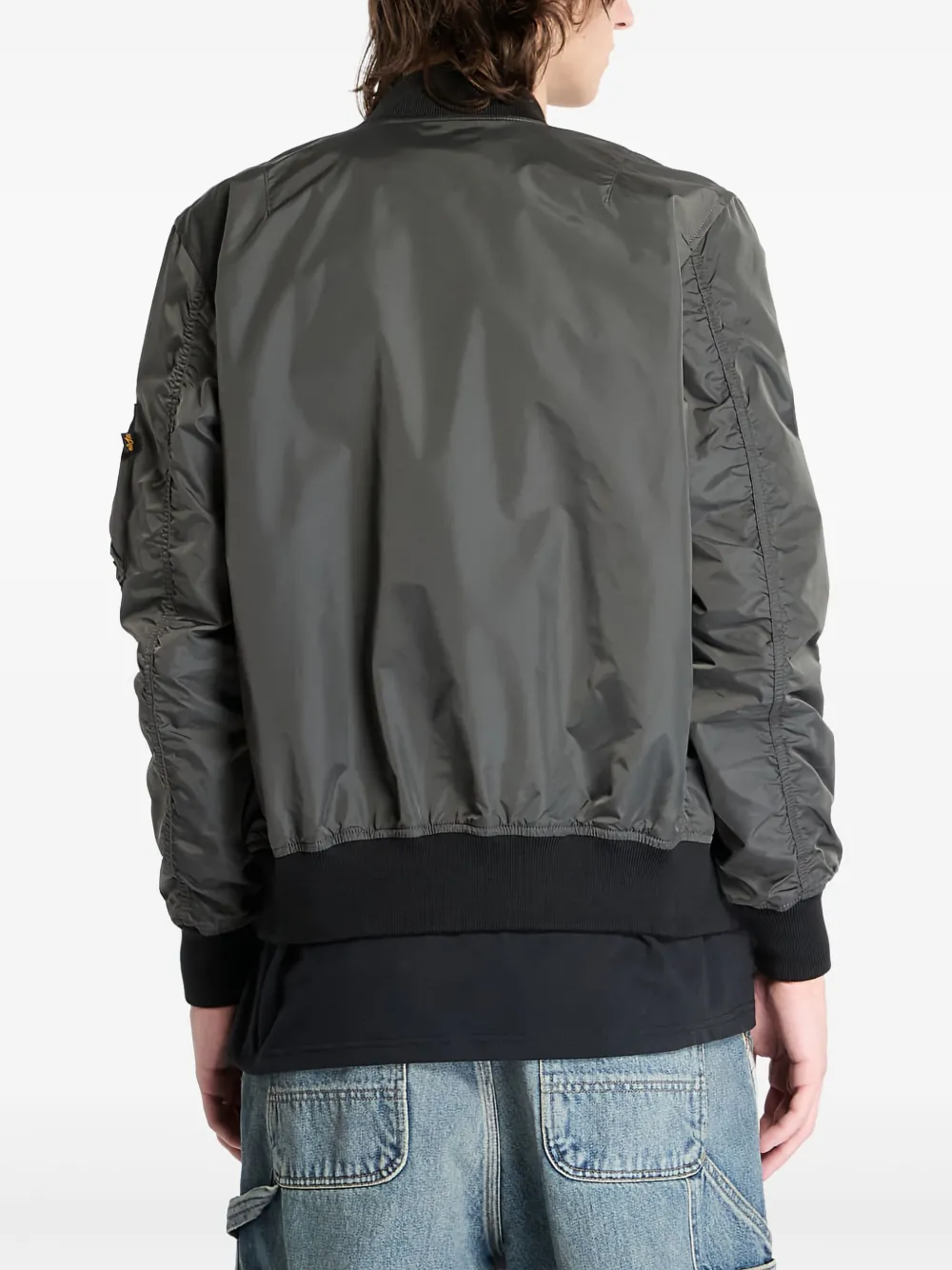 ALPHA INDUSTRIES ZIP-UP BOMBER JACKET